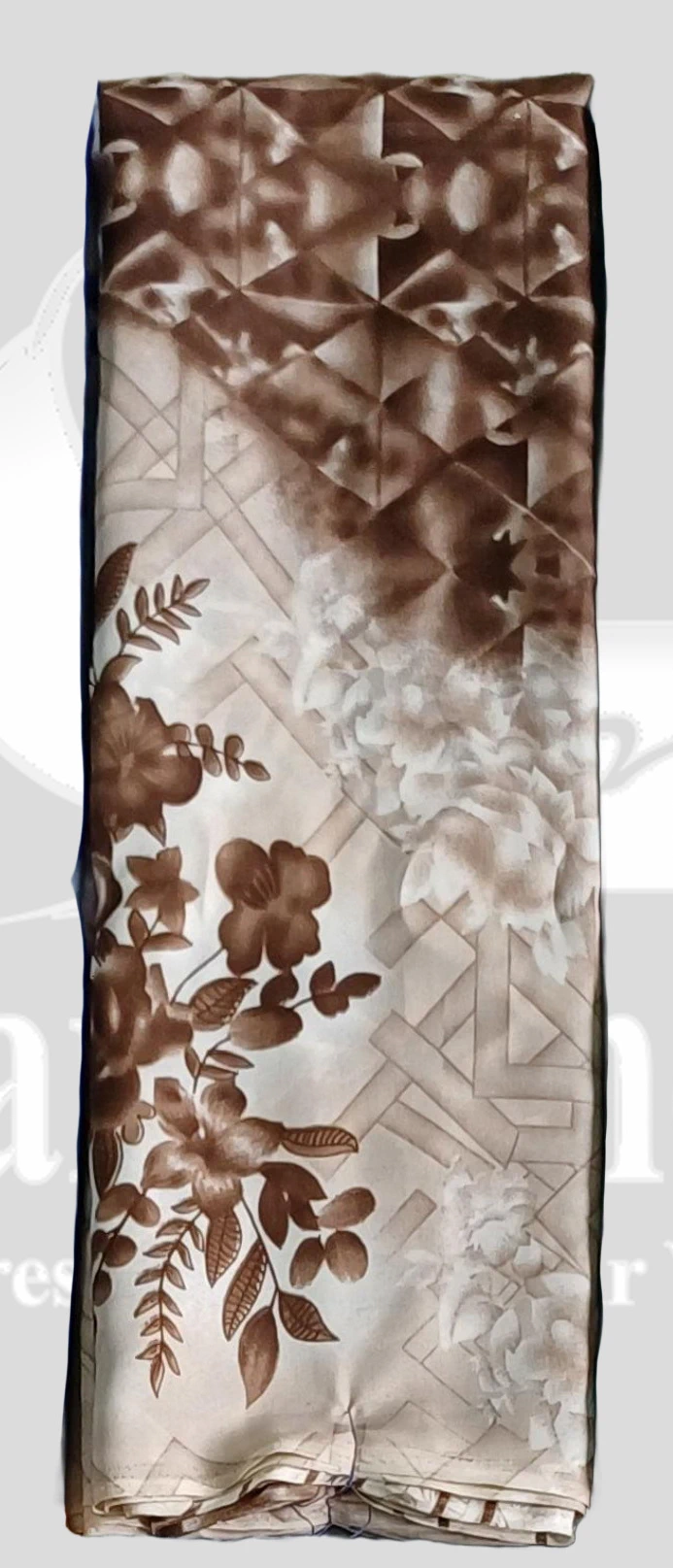 Sharmili Floral Printed Saree - Sonka509 - Coffee Brown Mix